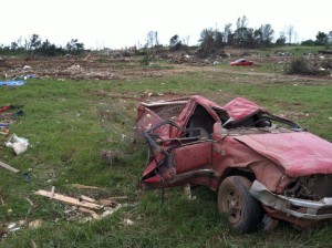 Tornado Damage in Little Axe, Oklahoma